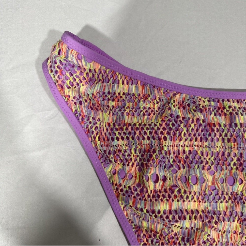 NEW $58 Becca‎ [ Large ] Coastal Brazilian Bikini Bottom in Orchid - Picture 8 of 12